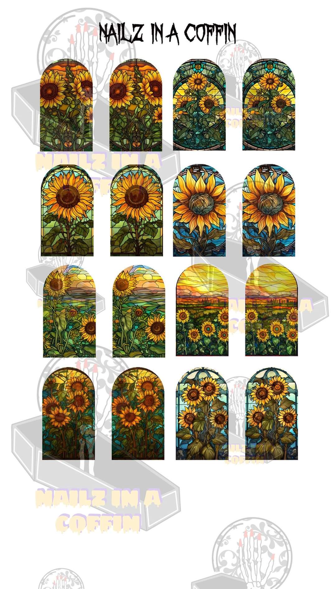 Sunflower Stained Glass